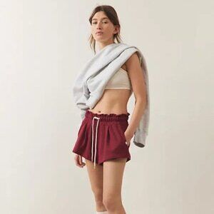 NWT UO Out From Under Neo Red Sweat Shorts